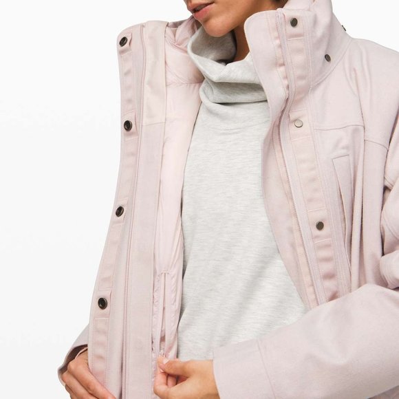 Like New Lululemon Roam Far Wool 3-In-1 Jacket - Picture 7 of 13